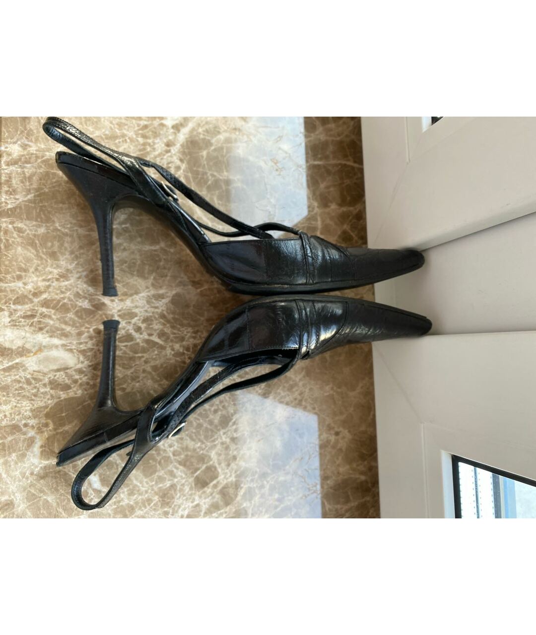 DOLCE&GABBANA Черные туфли из экзотической кожи, фото 2