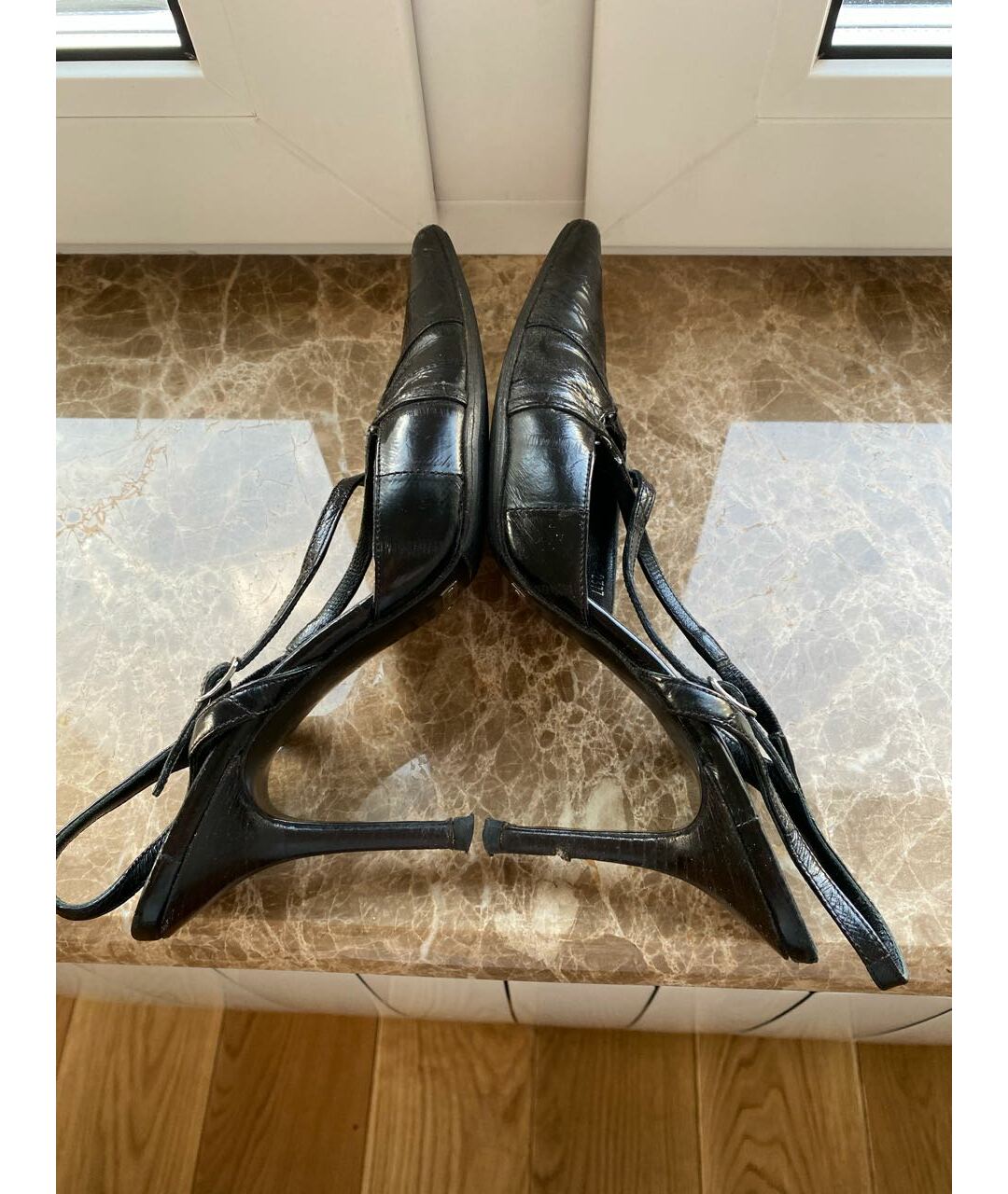 DOLCE&GABBANA Черные туфли из экзотической кожи, фото 6
