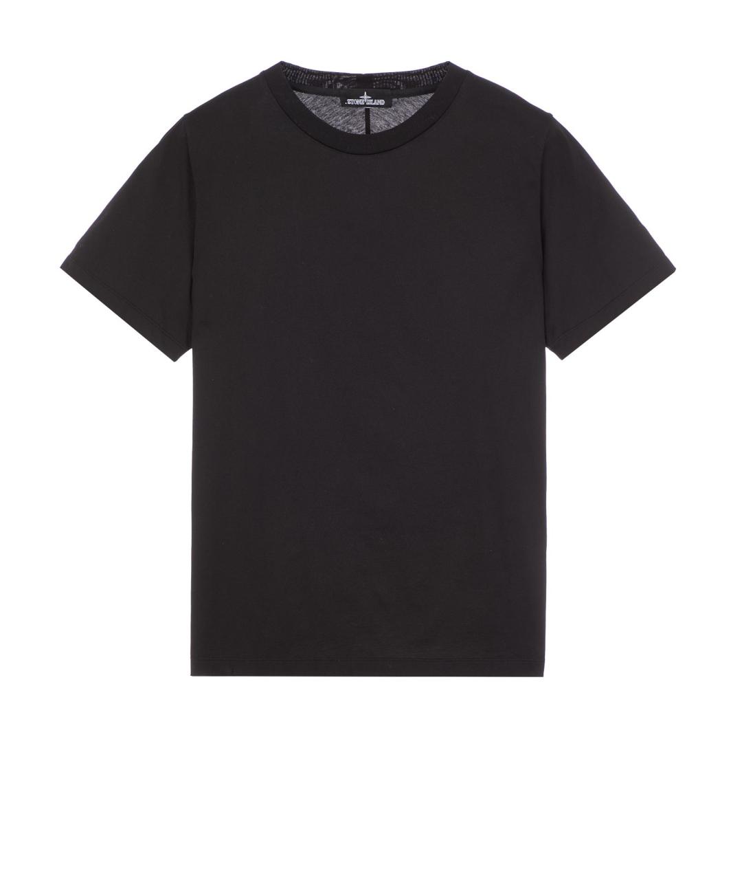 STONE ISLAND SHADOW PROJECT Черная хлопковая футболка, фото 1