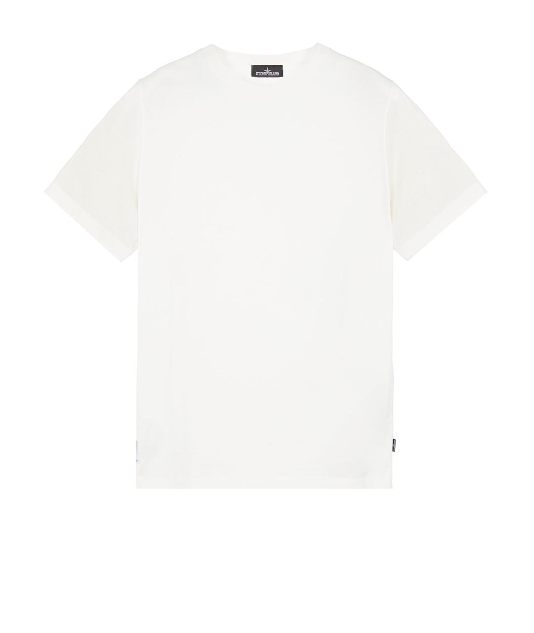 STONE ISLAND SHADOW PROJECT Белая хлопковая футболка, фото 1