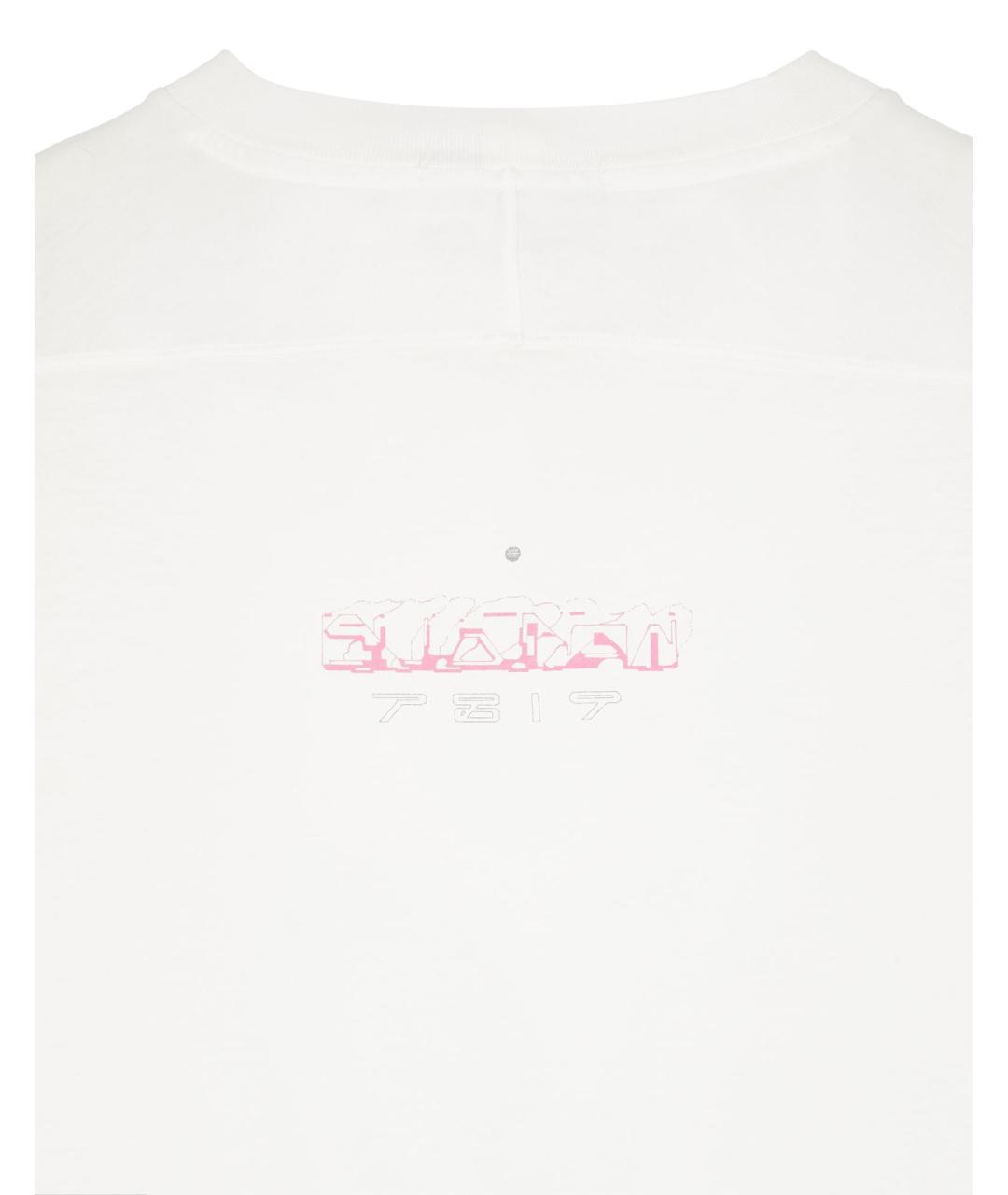 STONE ISLAND SHADOW PROJECT Белая хлопковая футболка, фото 3