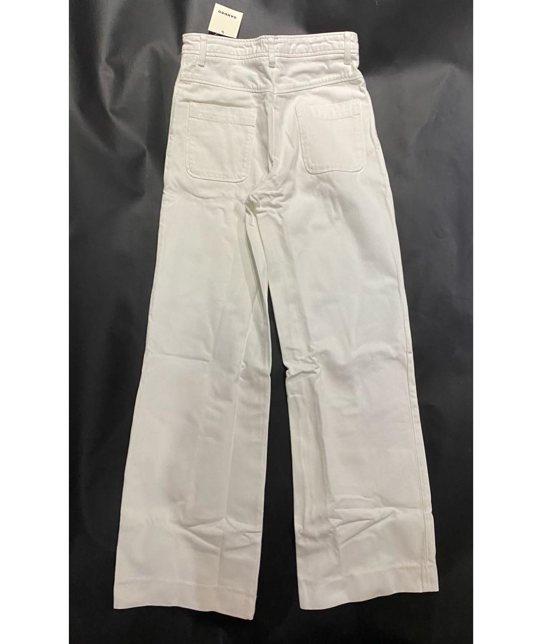 SANDRO Белые джинсы клеш, фото 6