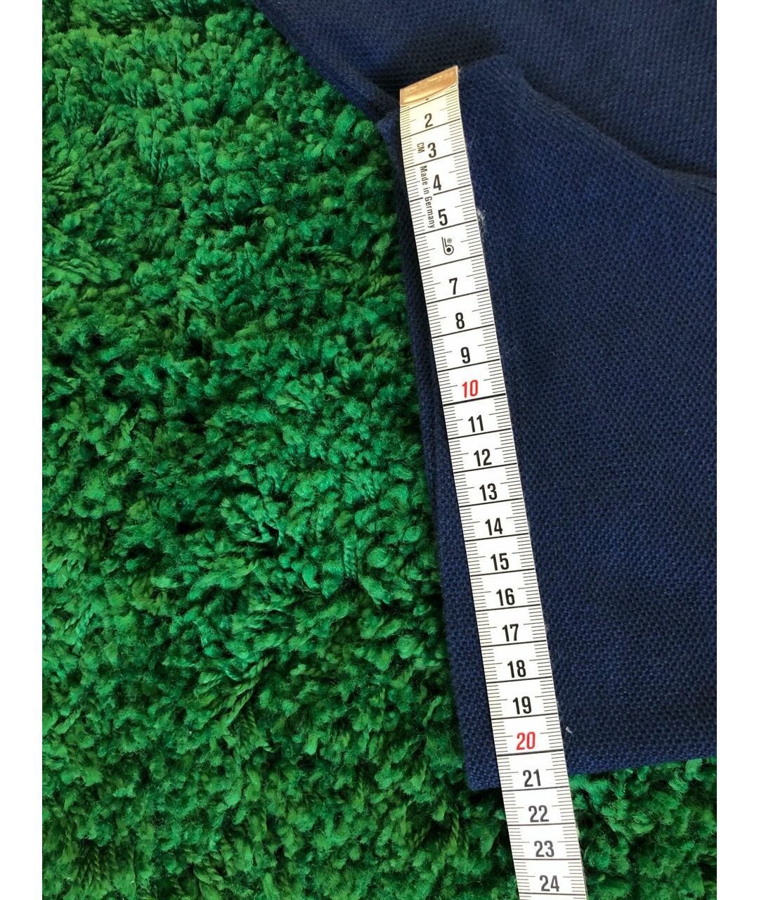 BERLUTI Темно-синее хлопковое поло с коротким рукавом, фото 6