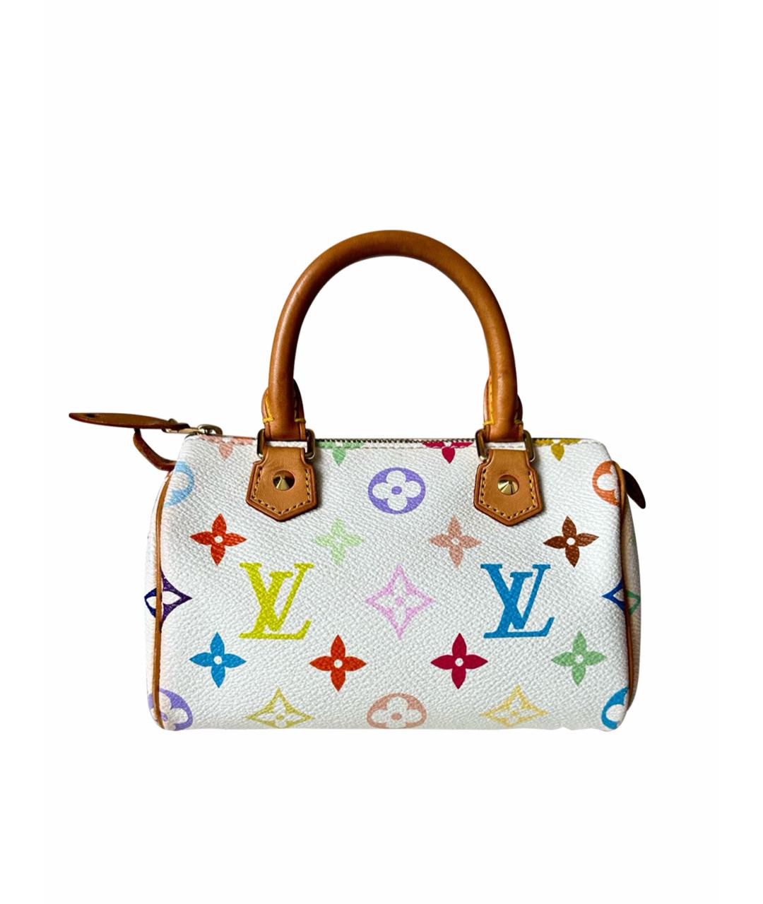 LOUIS VUITTON PRE-OWNED Белая сумка с короткими ручками из искусственной кожи, фото 1