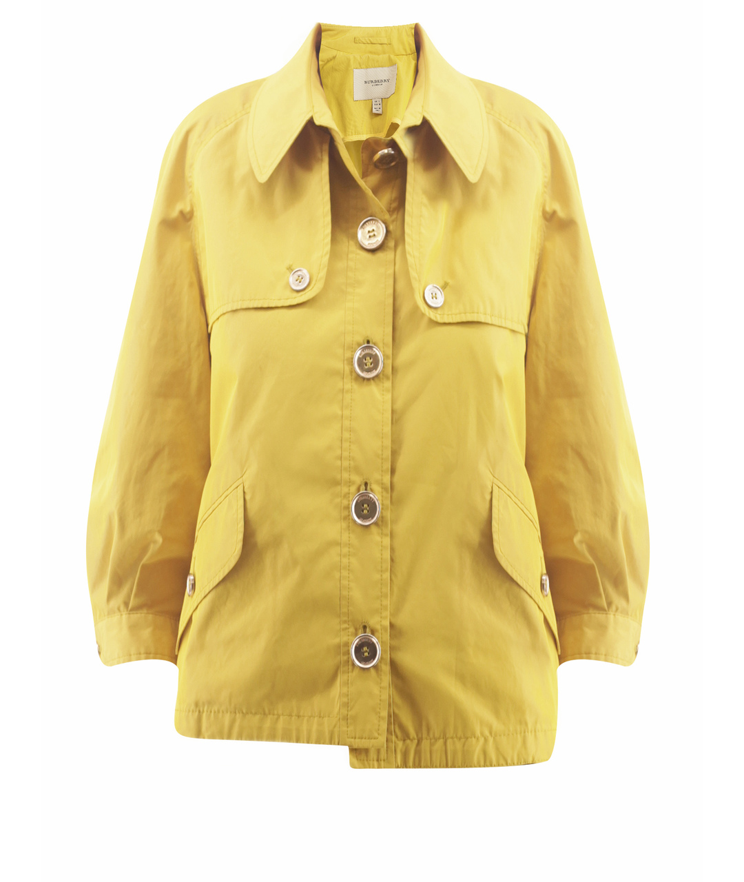 BURBERRY Желтый полиэстеровый жакет/пиджак, фото 1