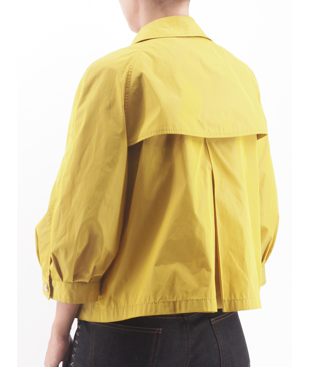 BURBERRY Желтый полиэстеровый жакет/пиджак, фото 3