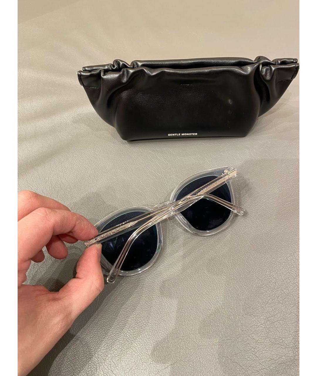 GENTLE MONSTER Темно-синие пластиковые солнцезащитные очки, фото 6
