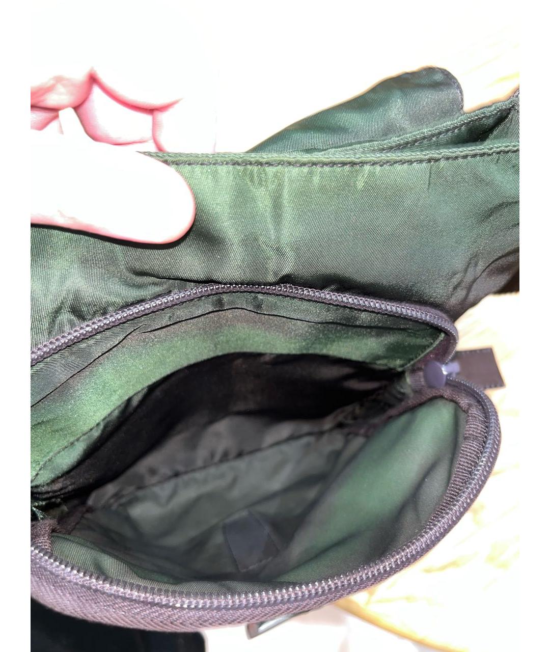 PRADA Зеленая сумка на плечо, фото 5