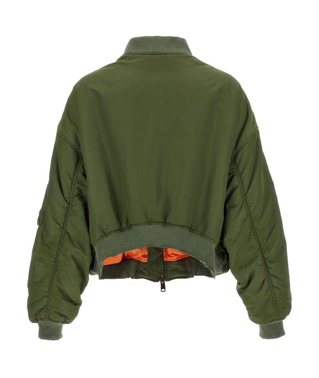 BALENCIAGA Зеленая полиамидовая куртка, фото 2
