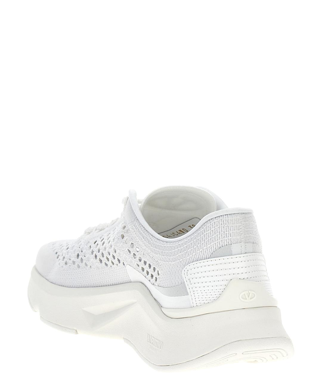 VALENTINO Белые синтетические кроссовки, фото 3