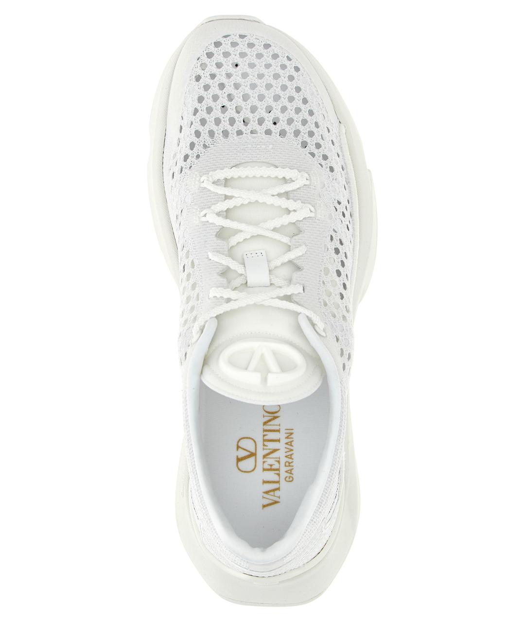 VALENTINO Белые синтетические кроссовки, фото 4