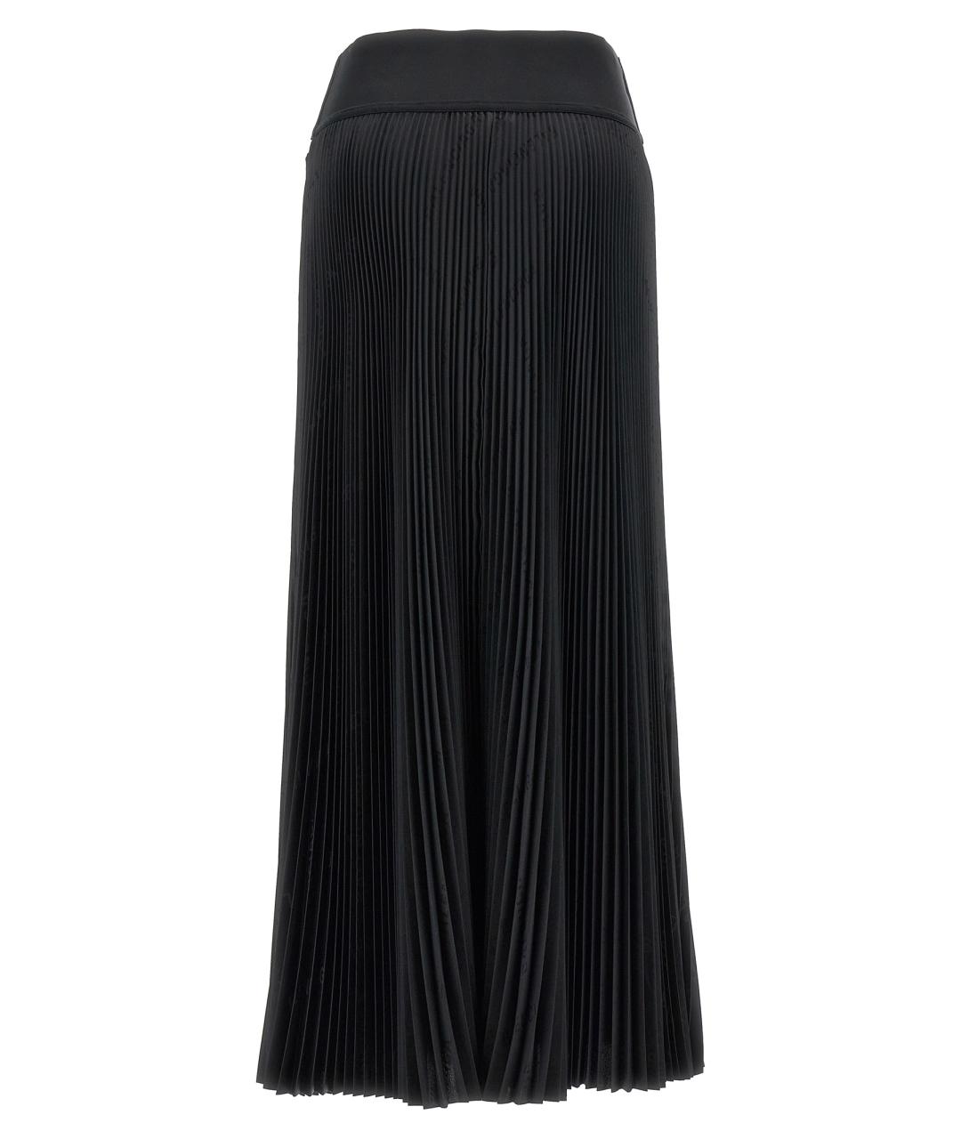 BALENCIAGA Черная полиэстеровая юбка макси, фото 2