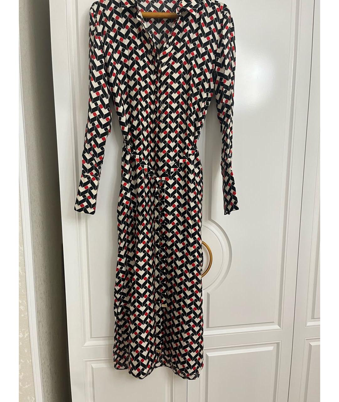 'S MAX MARA Красное атласное повседневное платье, фото 5