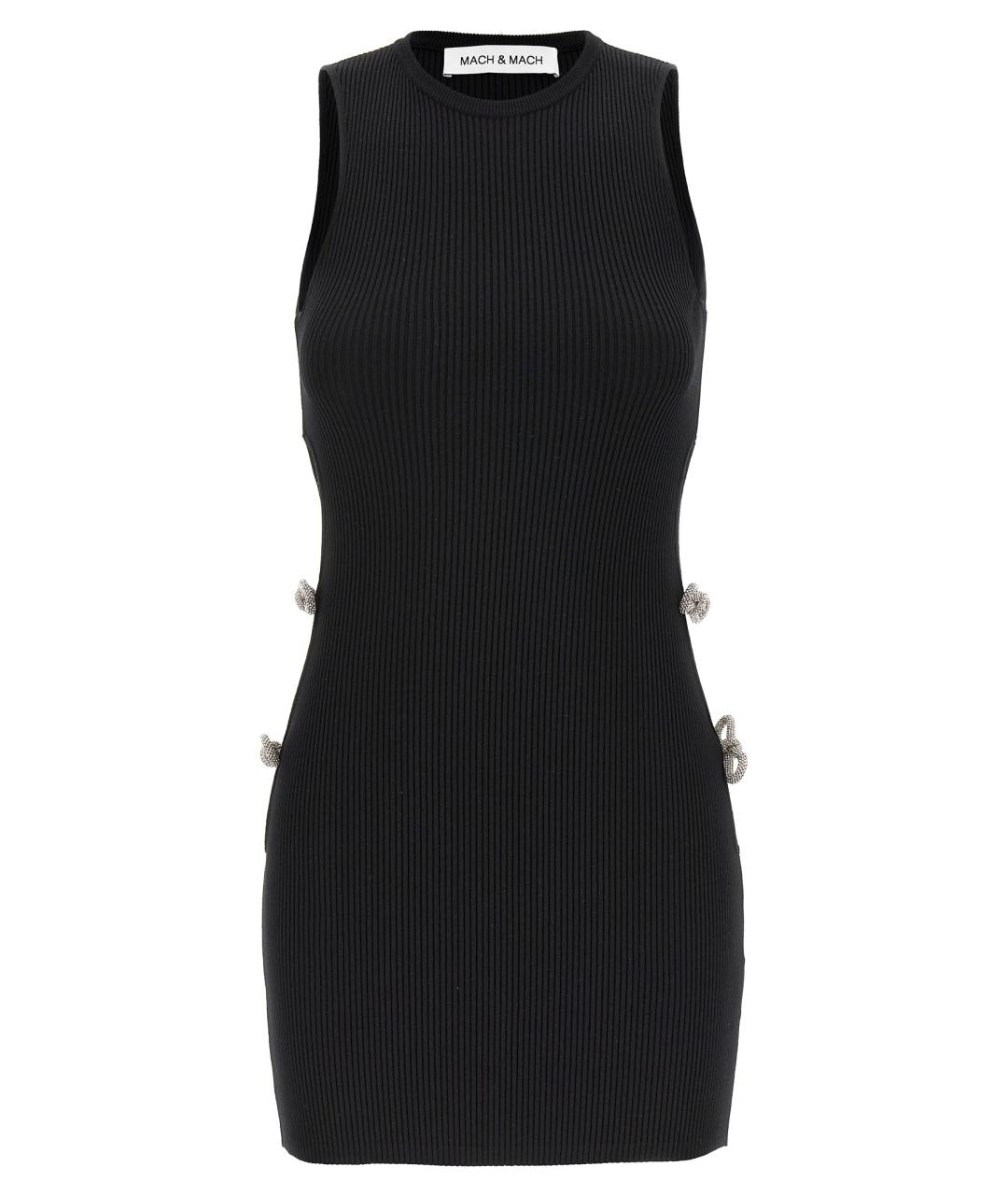 MACH&MACH Черное вискозное коктейльное платье, фото 1