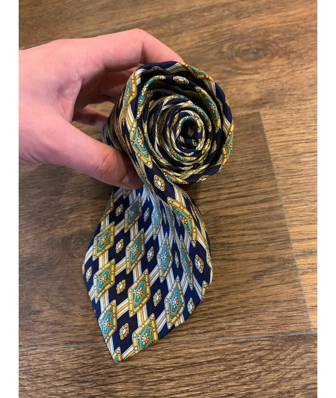 PACO RABANNE Мульти шелковый галстук, фото 3