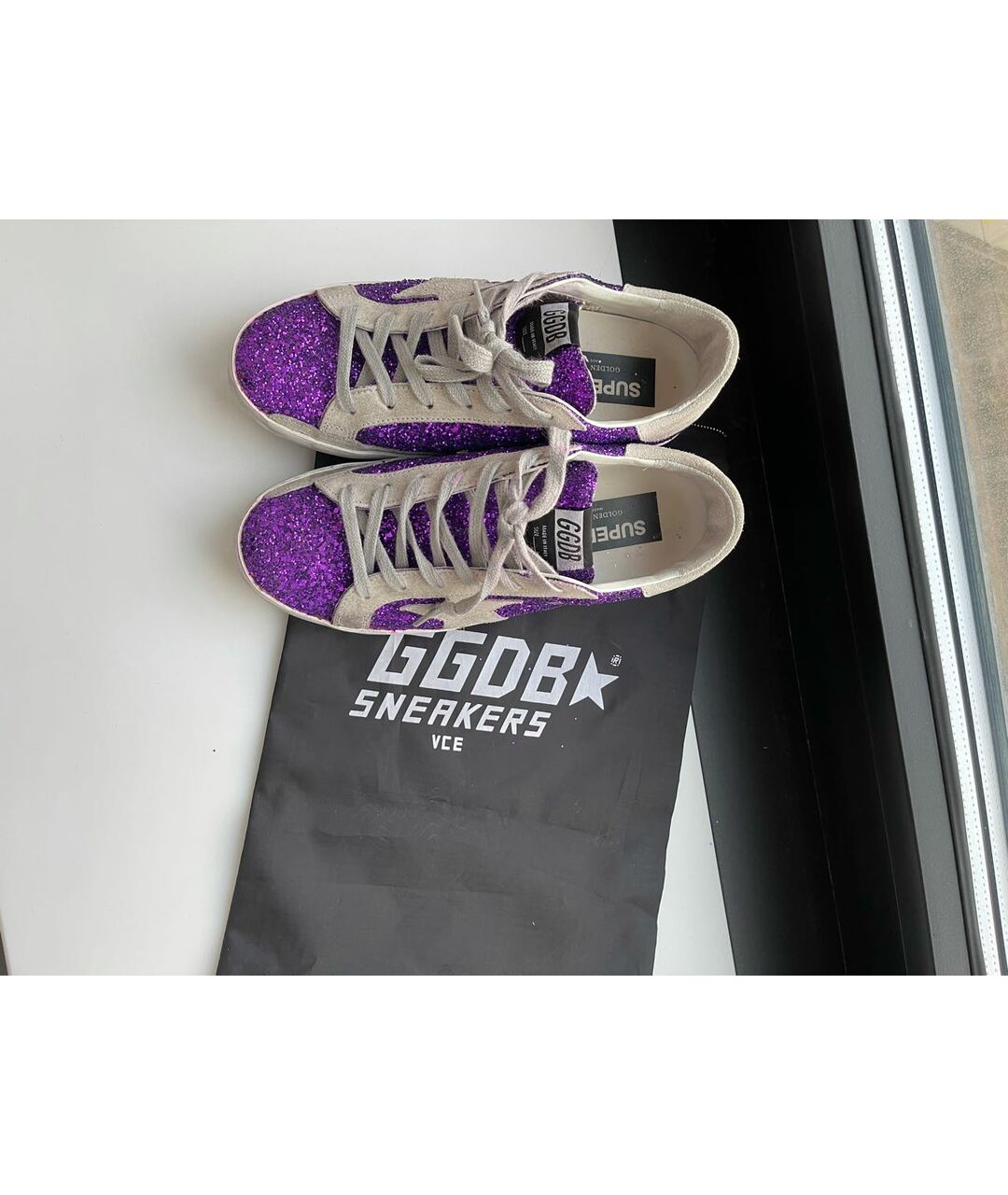 GOLDEN GOOSE DELUXE BRAND Фиолетовые кроссовки, фото 2