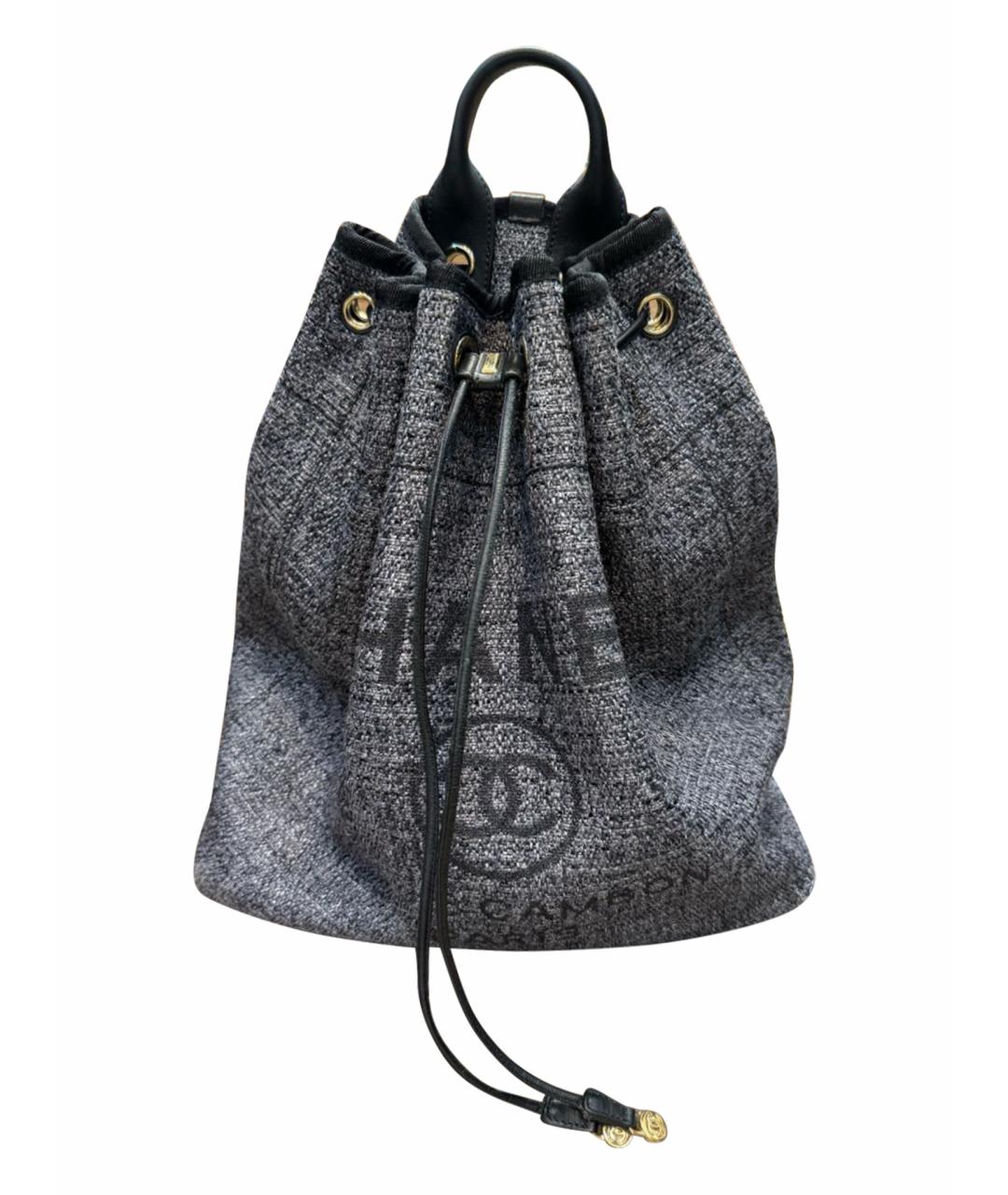 CHANEL PRE-OWNED Серый рюкзак, фото 1