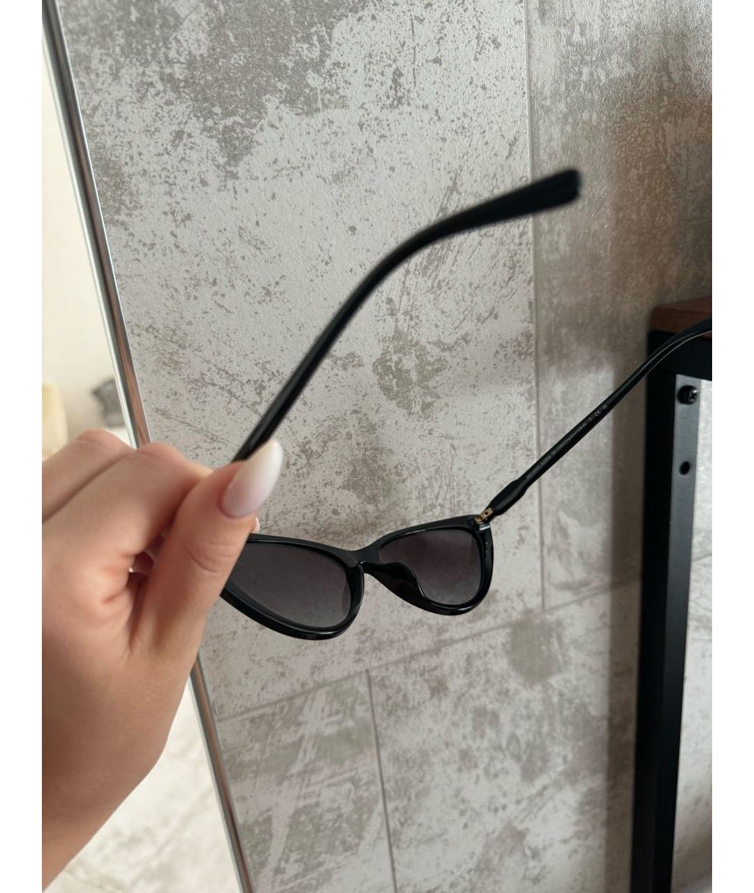 MICHAEL KORS Черные пластиковые солнцезащитные очки, фото 5