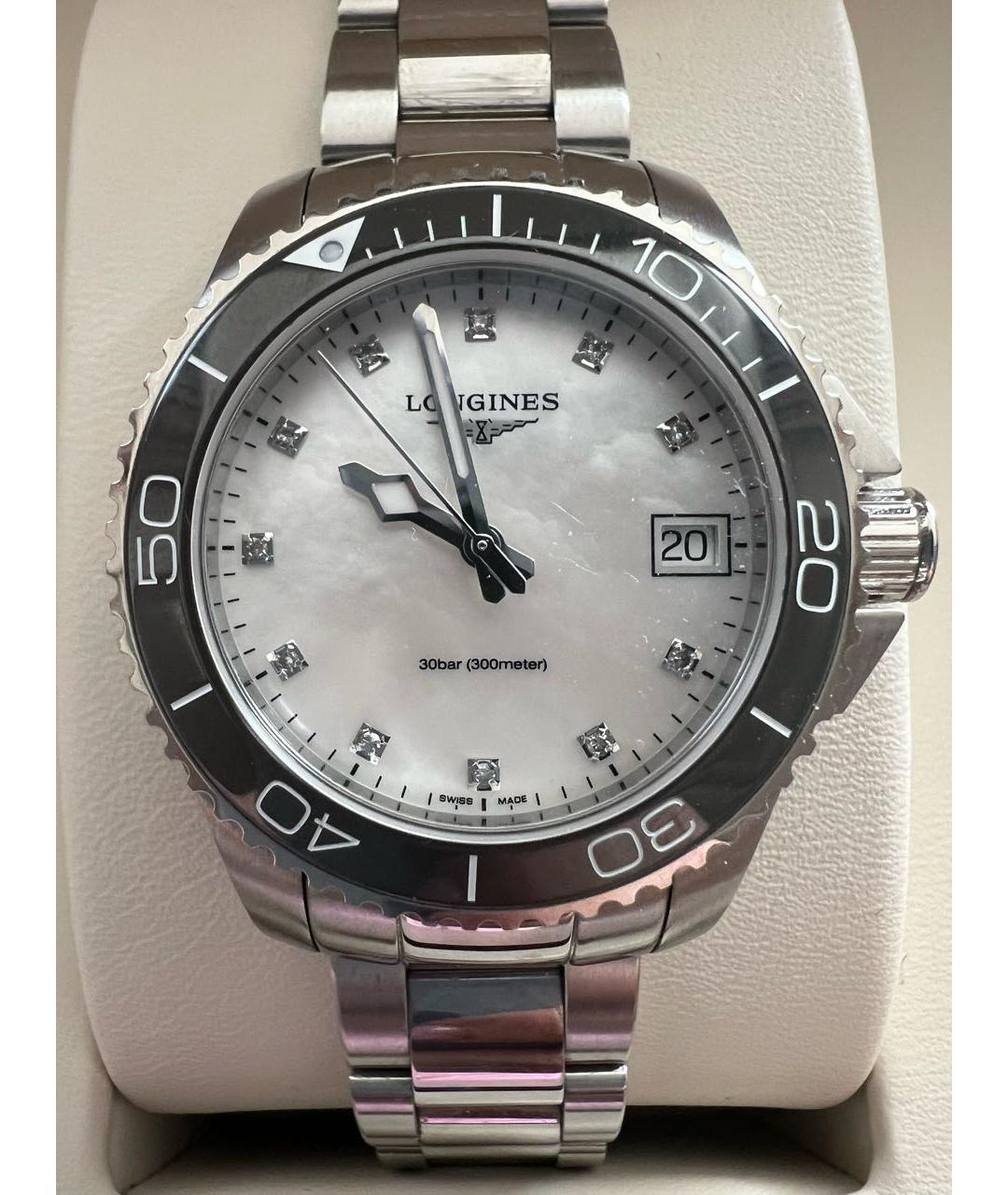 LONGINES Серые часы, фото 5