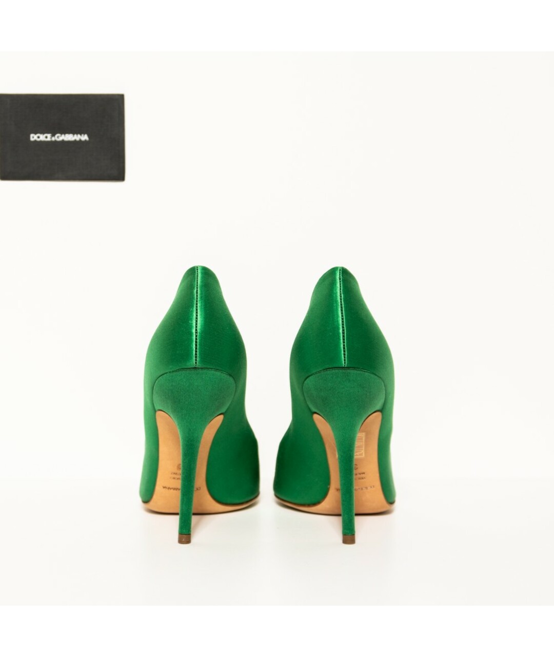 DOLCE&GABBANA Зеленые туфли, фото 3