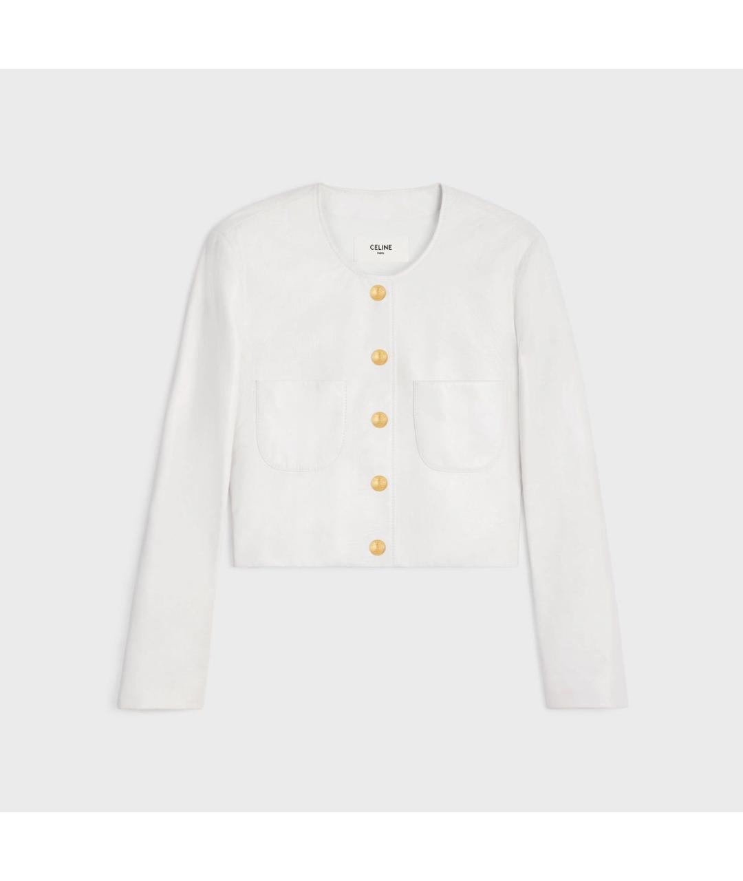 CELINE PRE-OWNED Белый жакет/пиджак, фото 4