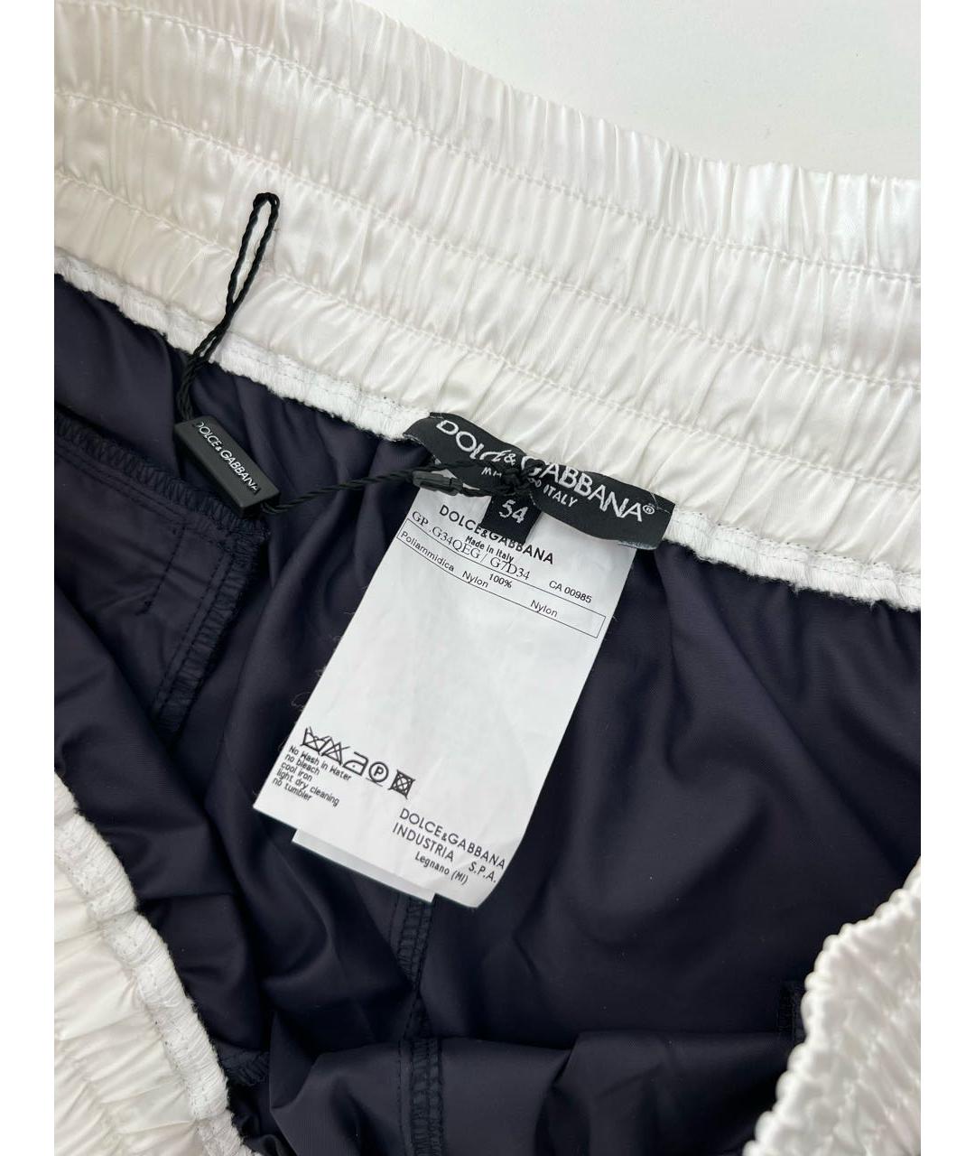 DOLCE&GABBANA Черные полиамидовые повседневные брюки, фото 5