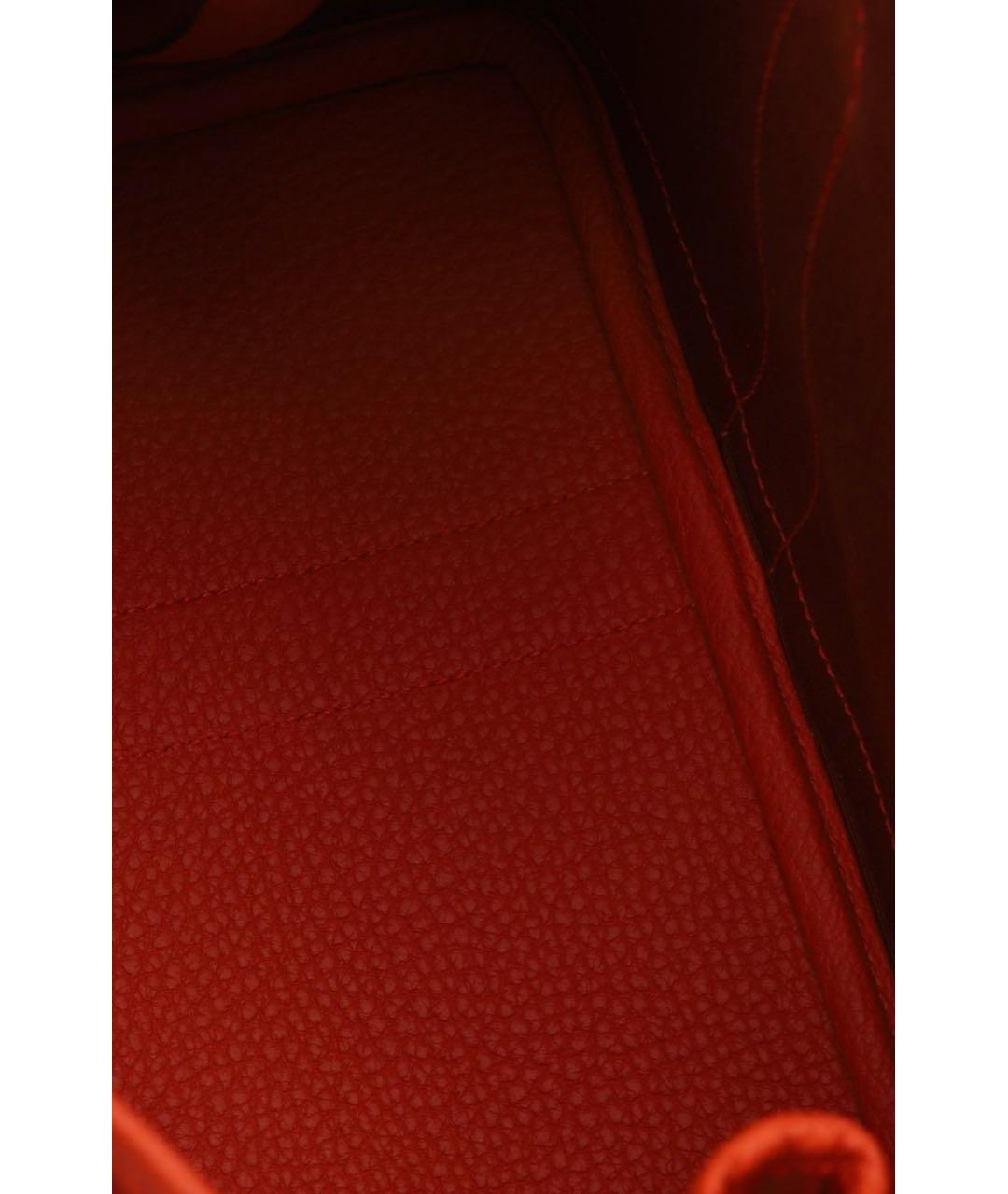 HERMES PRE-OWNED Красная сумка с короткими ручками, фото 4