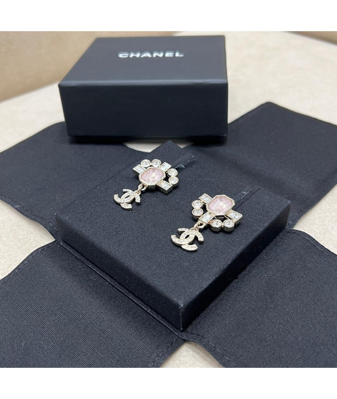 CHANEL PRE-OWNED Розовые серьги, фото 2