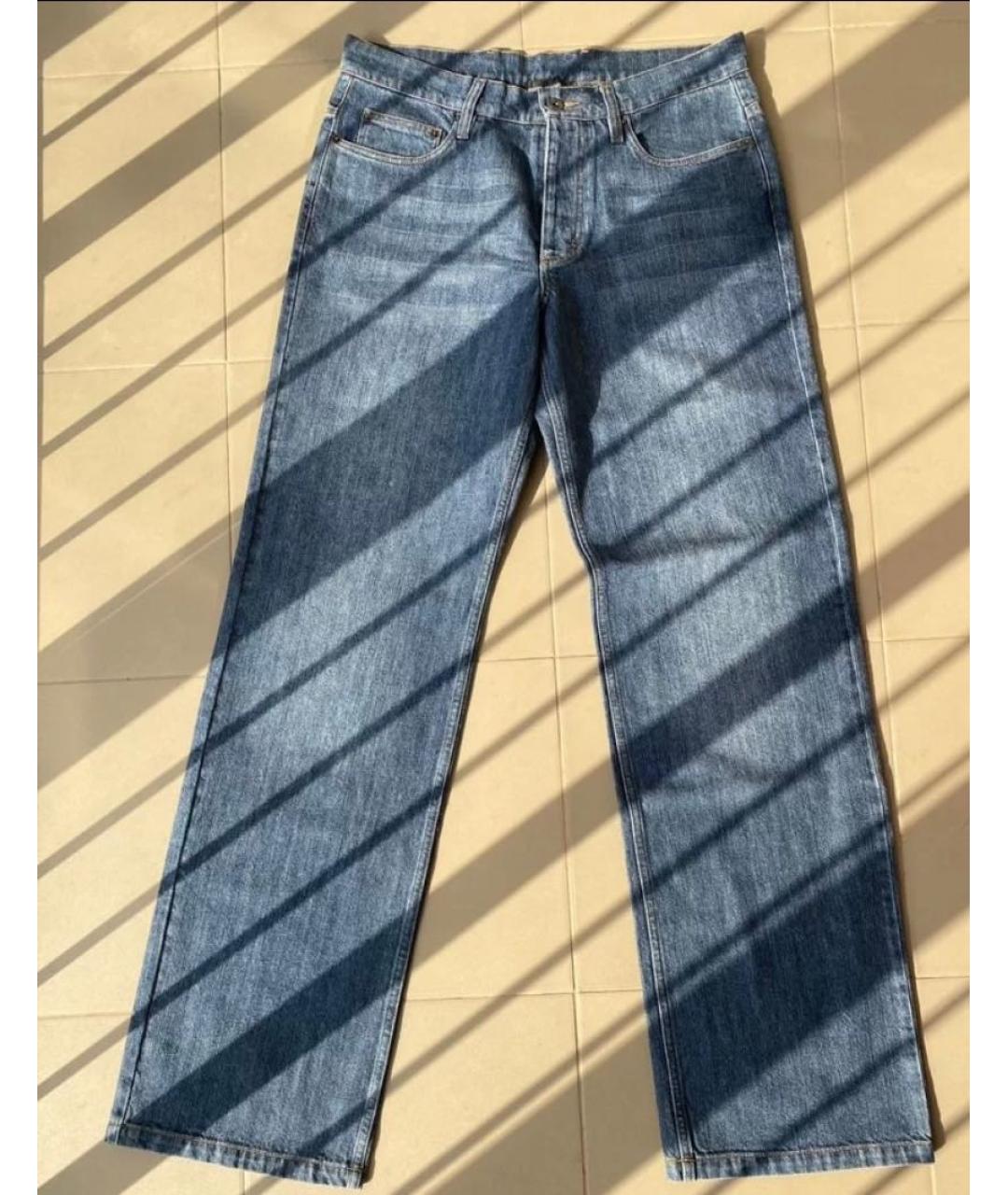 SONIA RYKIEL Темно-синие хлопковые джинсы, фото 3