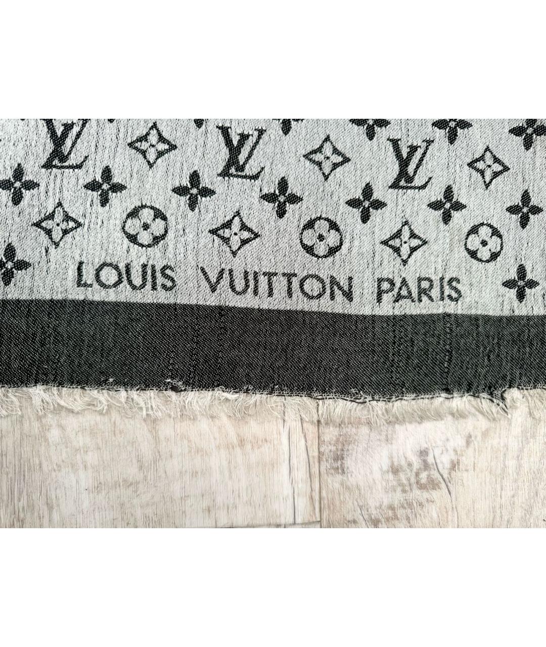 LOUIS VUITTON PRE-OWNED Серый платок, фото 5