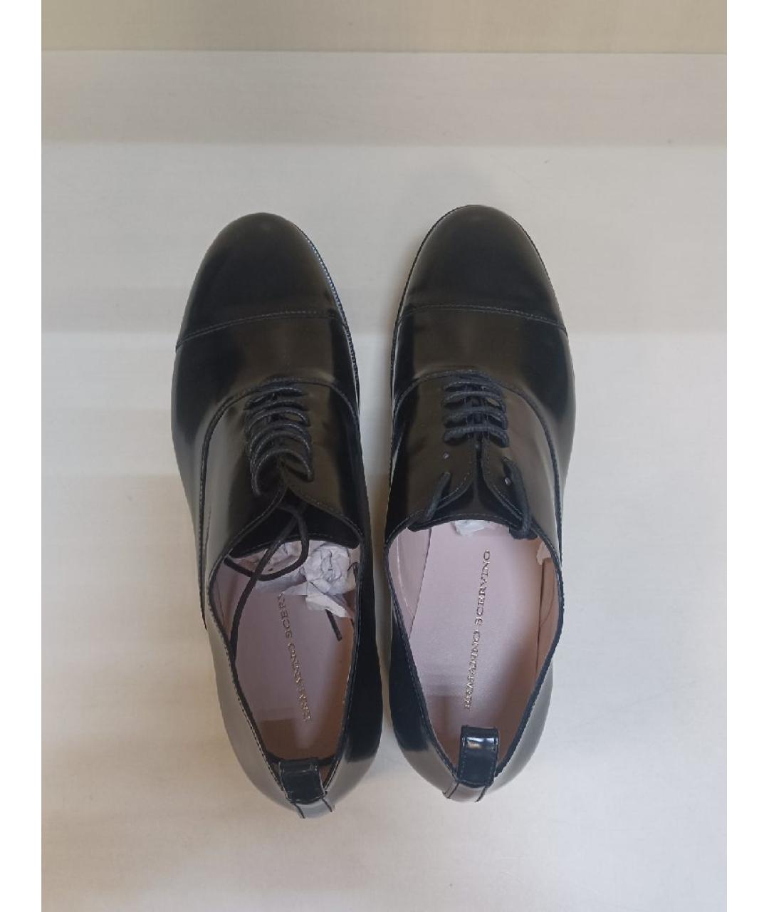 ERMANNO SCERVINO Черные ботинки из лакированной кожи, фото 3