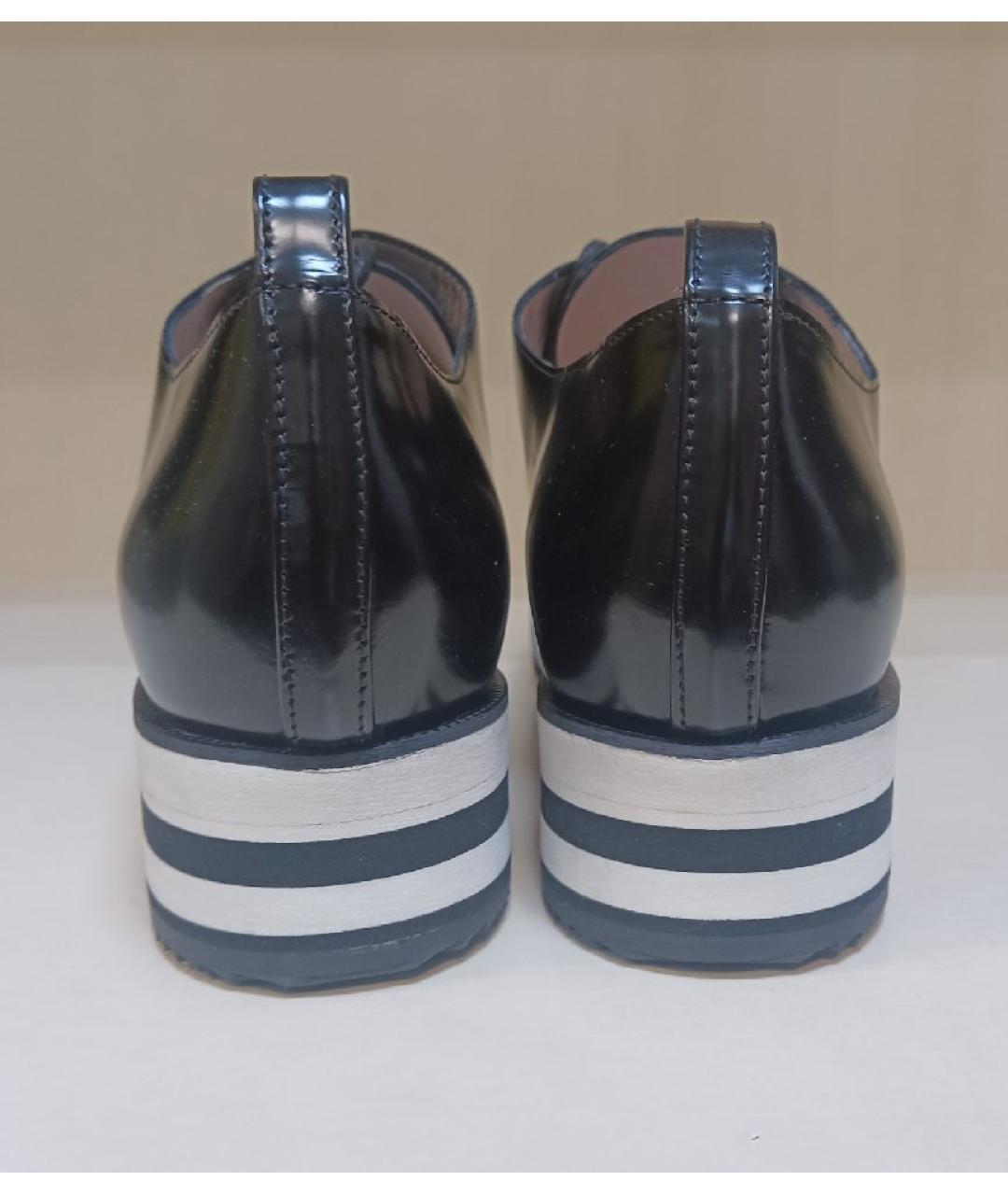 ERMANNO SCERVINO Черные ботинки из лакированной кожи, фото 4
