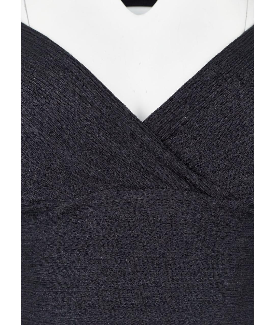 WOLFORD Черная полиамидовая блузы, фото 4