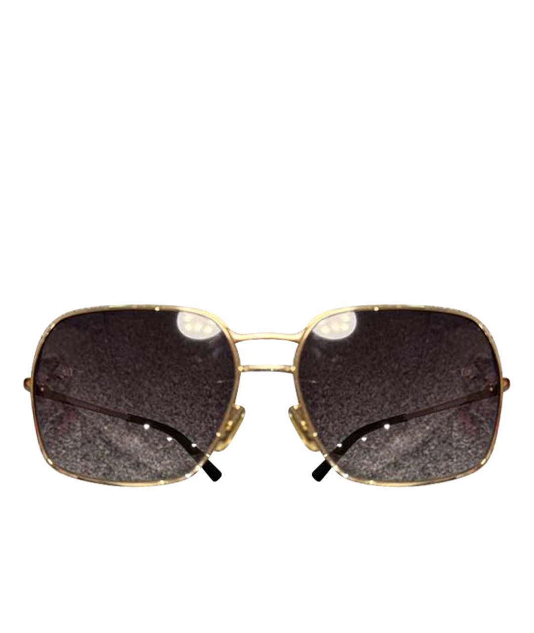 FURLA Фиолетовые металлические солнцезащитные очки, фото 1