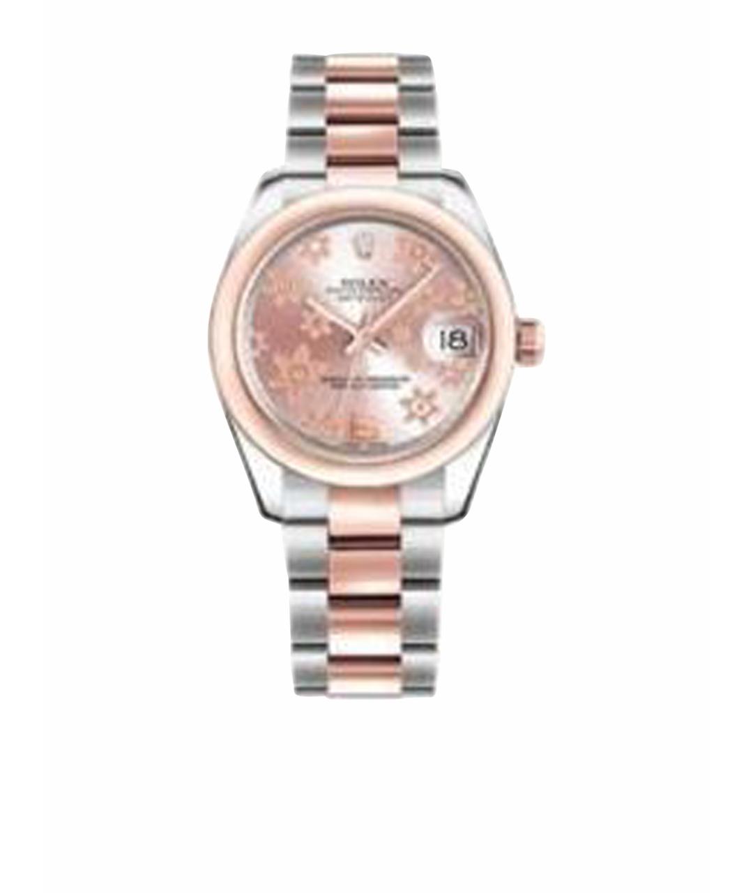 ROLEX Розовые часы из розового золота, фото 1
