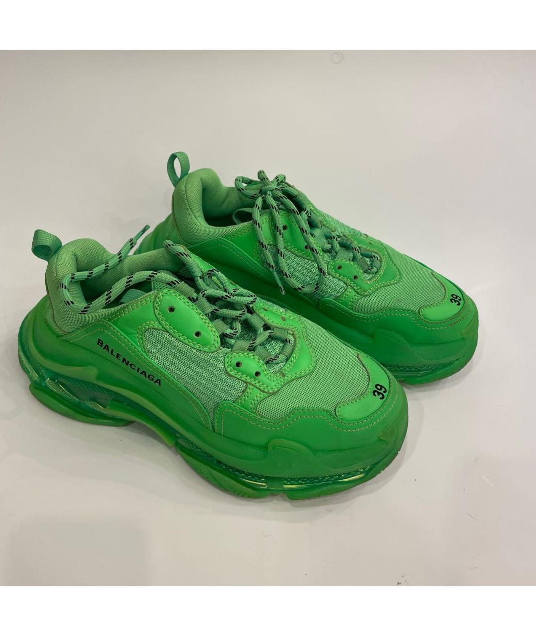 BALENCIAGA Зеленые кроссовки, фото 8