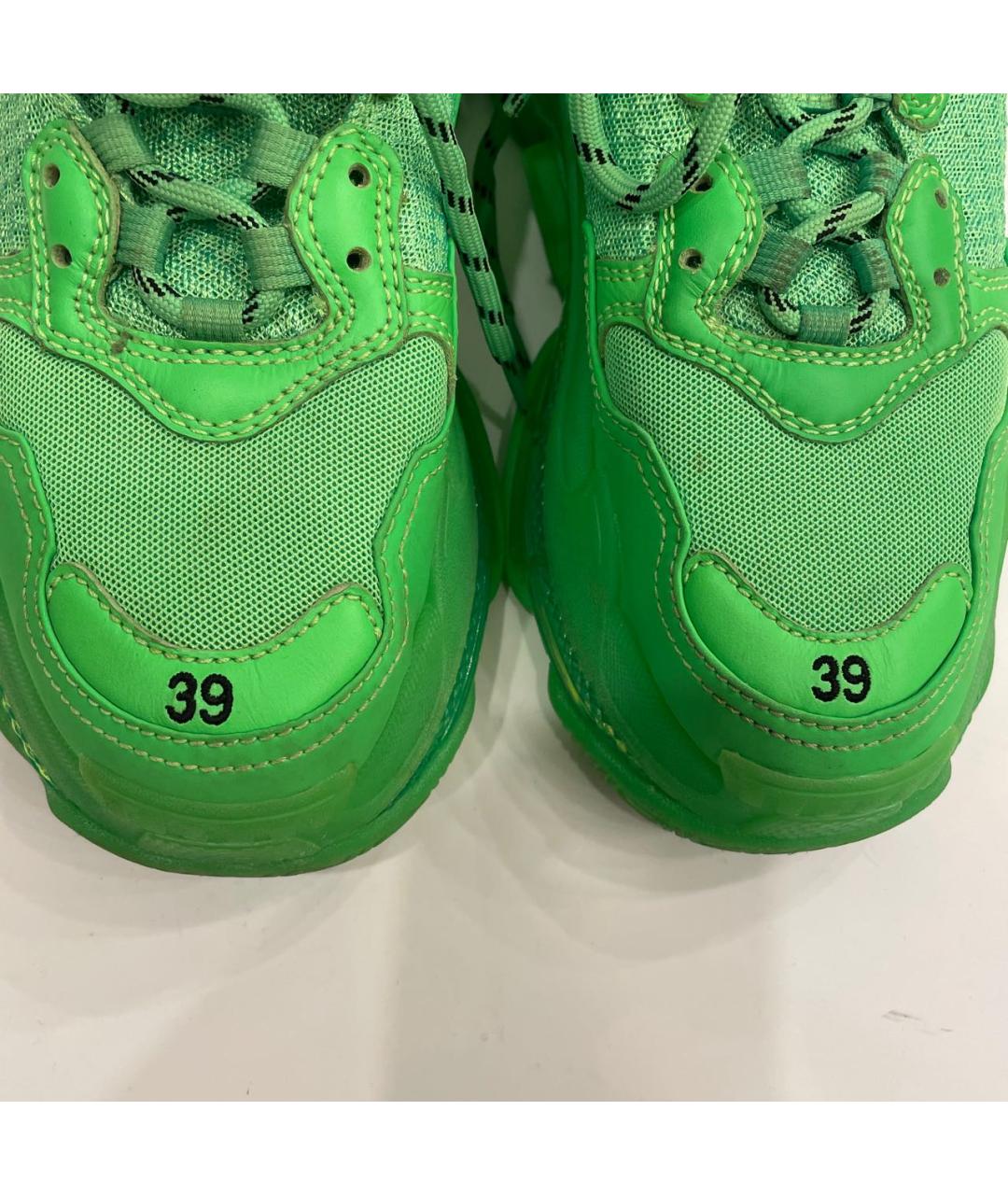 BALENCIAGA Зеленые кроссовки, фото 7