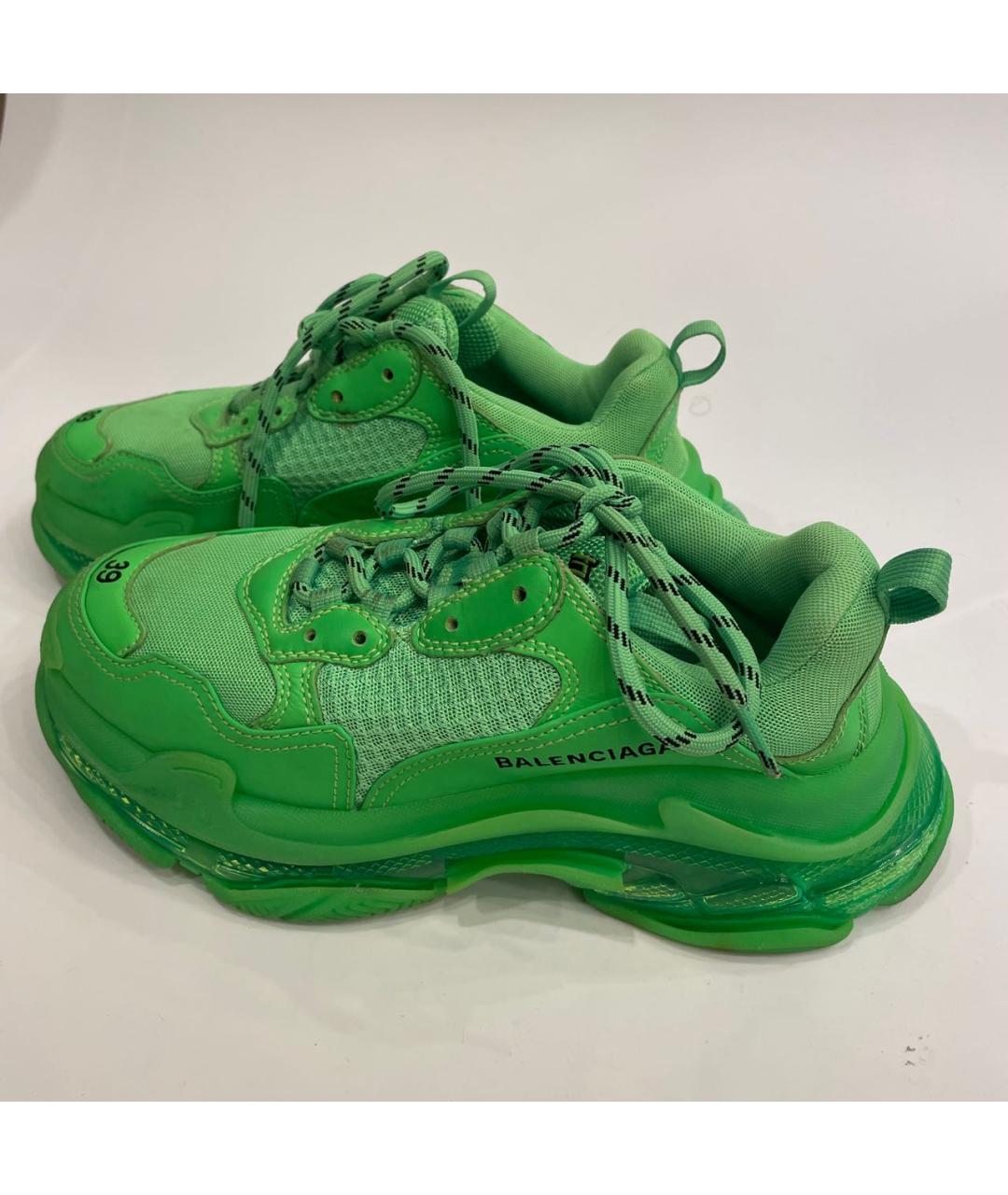 BALENCIAGA Зеленые кроссовки, фото 9