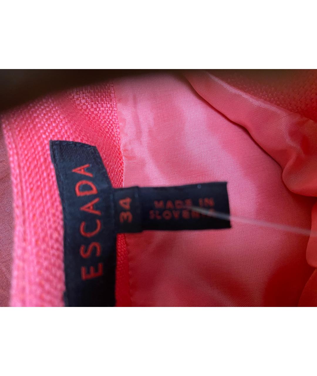 ESCADA Фуксия шелковый костюм с юбками, фото 8