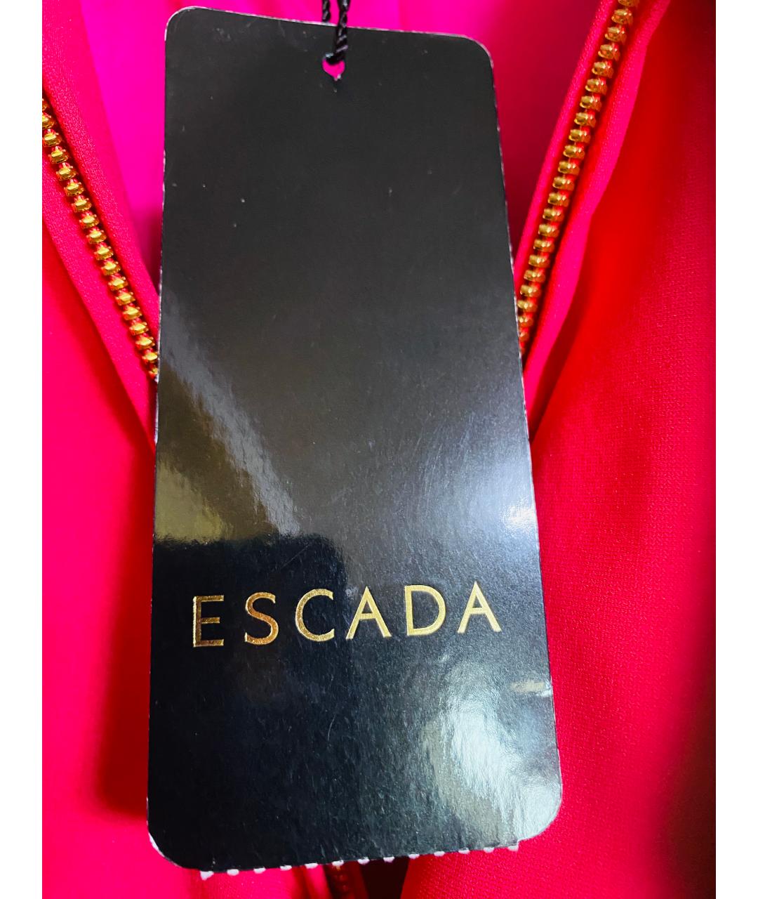 ESCADA Фуксия шелковый костюм с юбками, фото 5