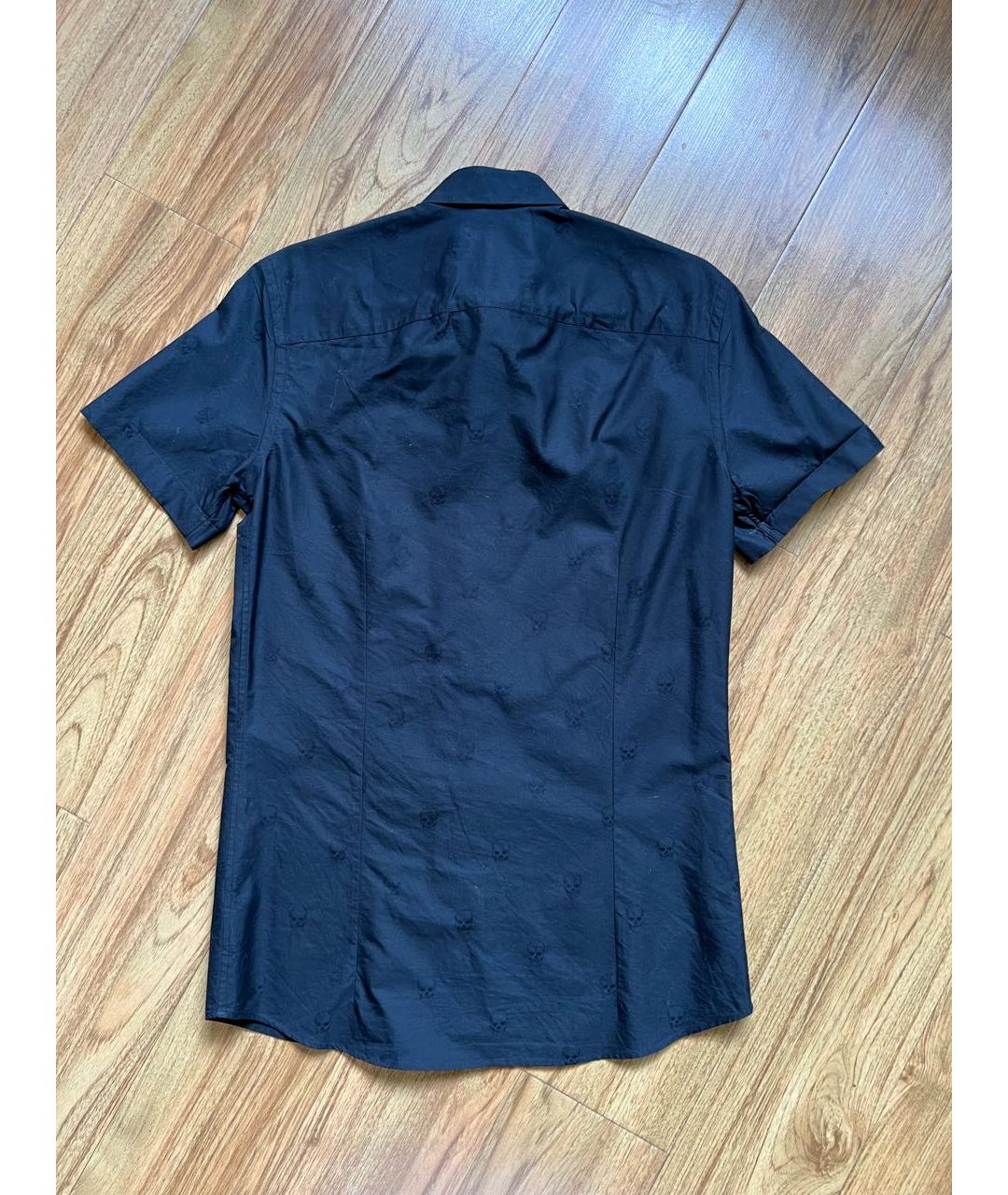 PHILIPP PLEIN Черная хлопковая кэжуал рубашка, фото 2