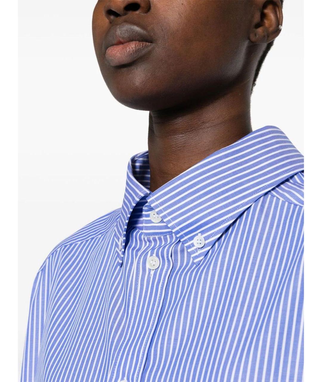 DARKPARK Синяя хлопковая рубашка, фото 4