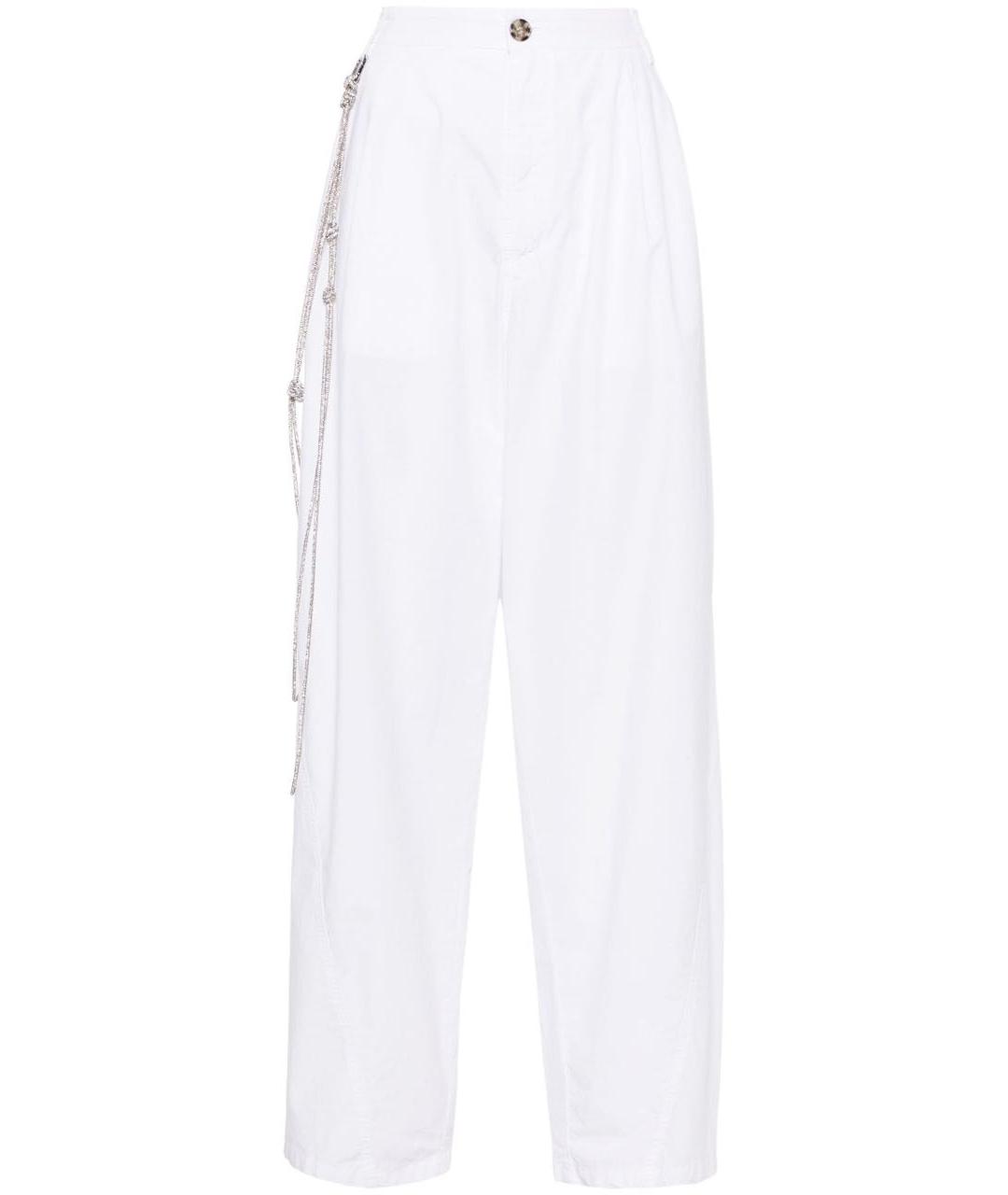 DARKPARK Белые хлопковые брюки широкие, фото 6