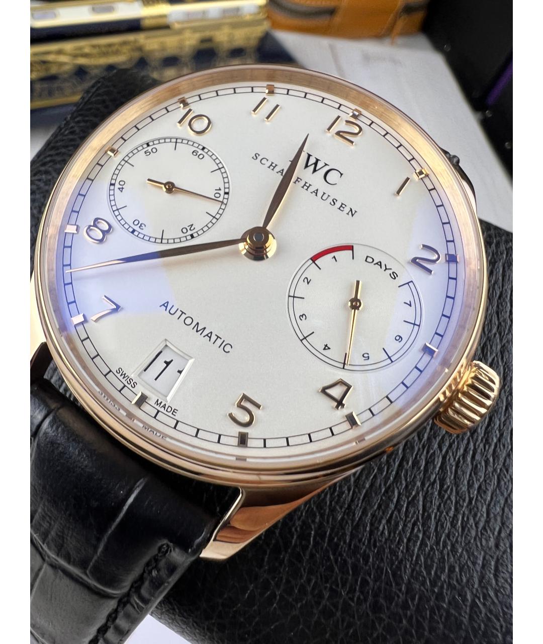 IWC Schaffhausen Часы из розового золота, фото 4