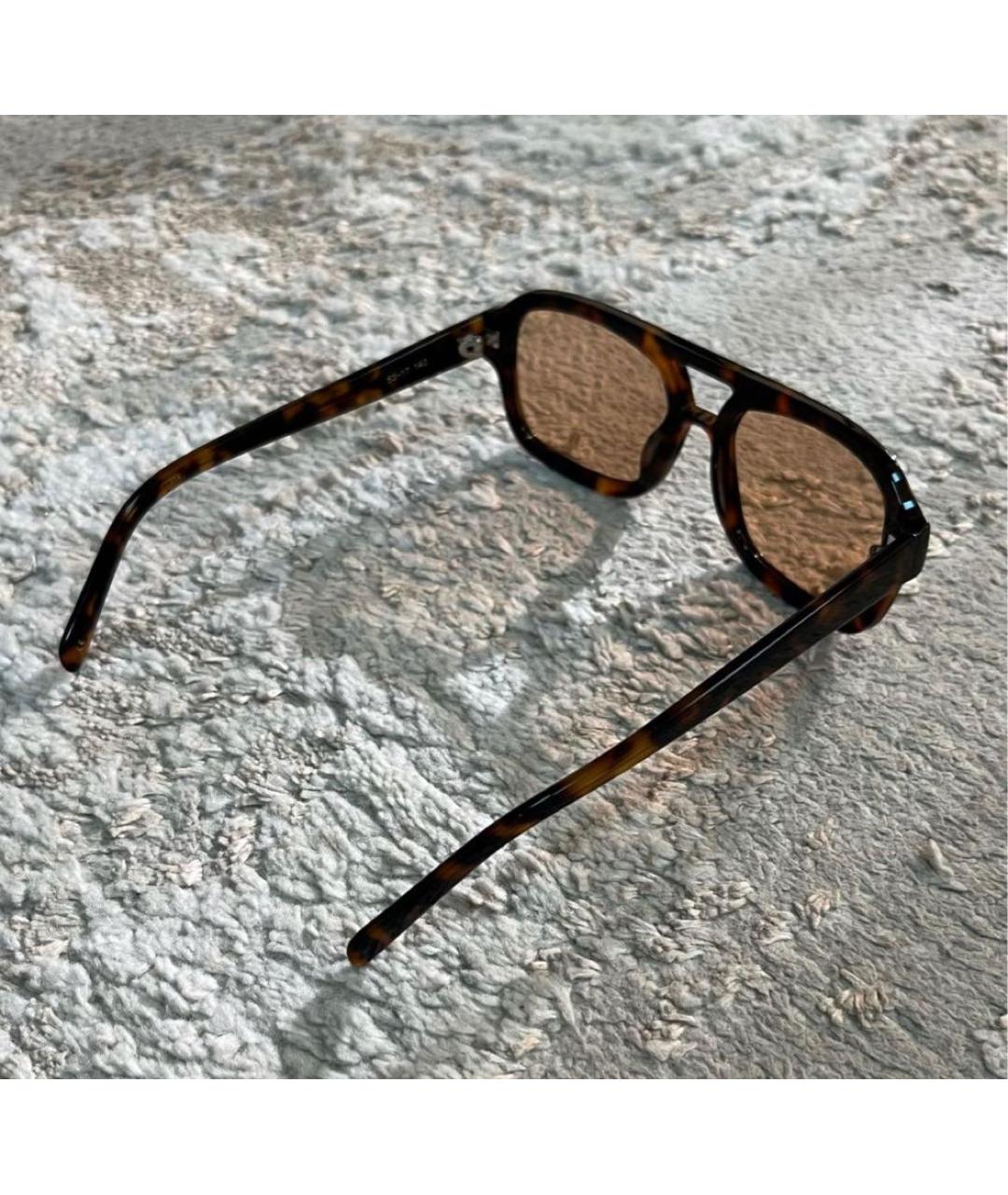 Vehla Коричневые пластиковые солнцезащитные очки, фото 3