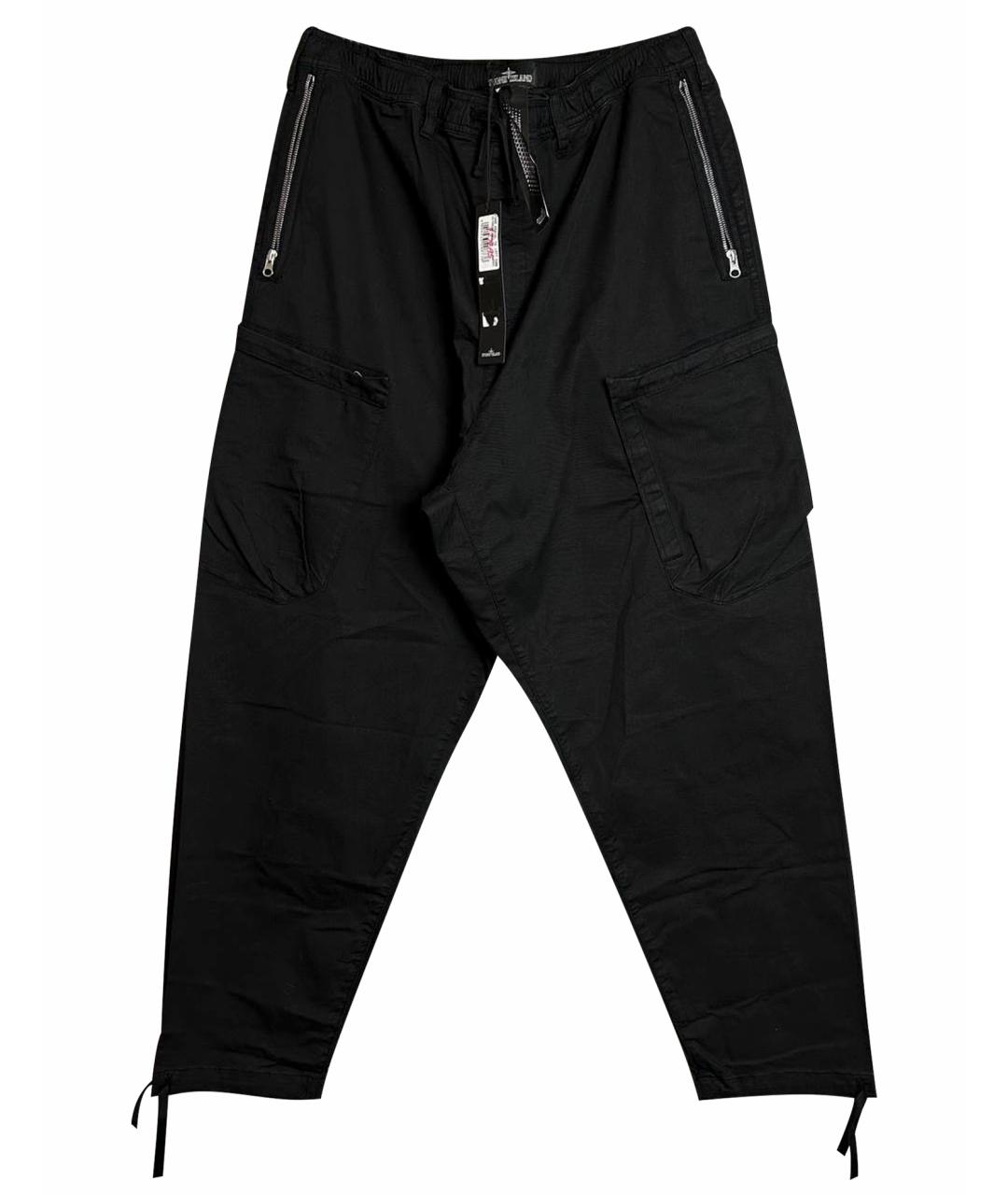 STONE ISLAND SHADOW PROJECT Черные хлопковые повседневные брюки, фото 1