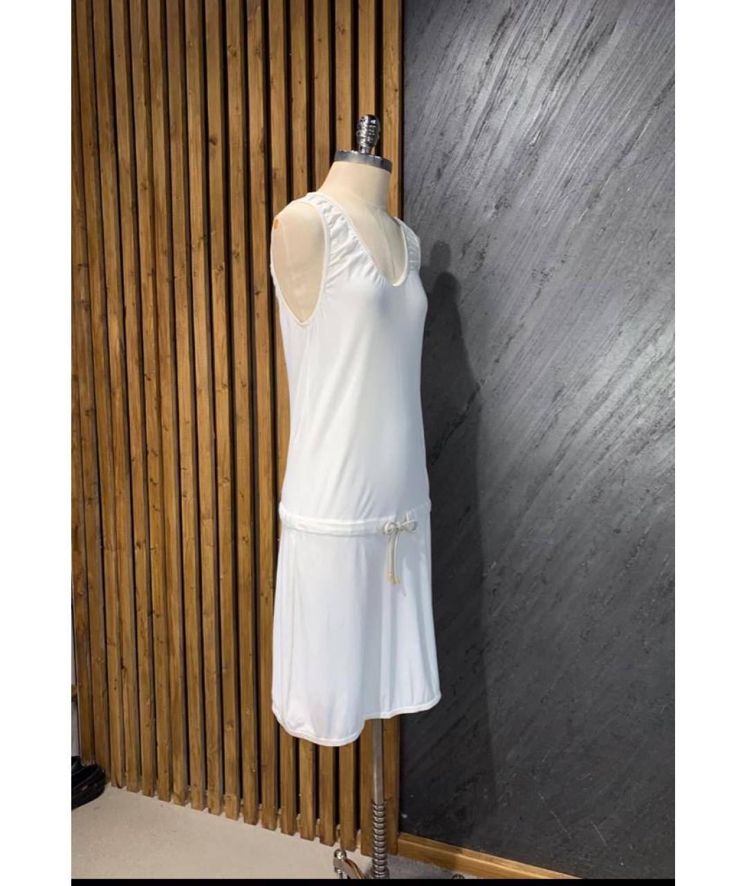 BRUNELLO CUCINELLI Белое повседневное платье, фото 3