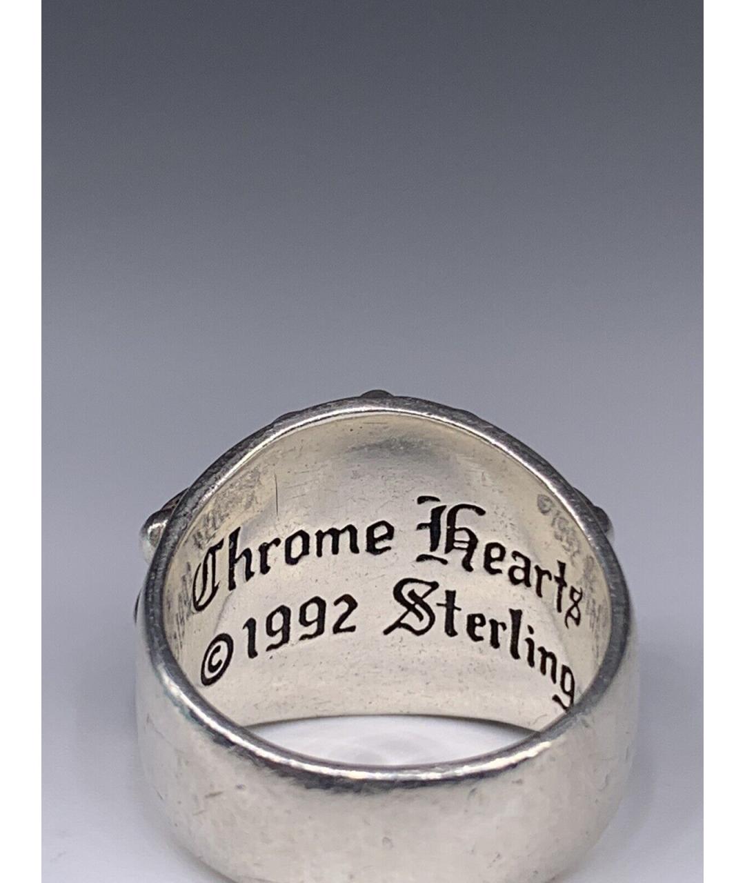 CHROME HEARTS Серебряное серебряное кольцо, фото 4