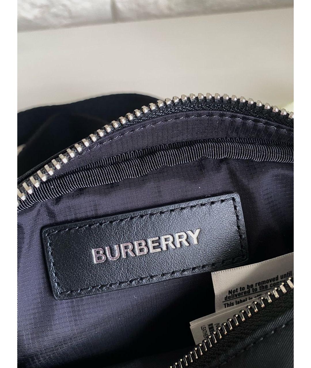 BURBERRY Черная поясная сумка, фото 6