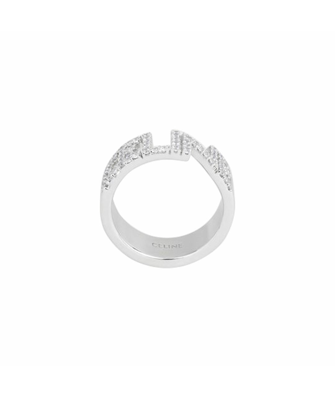 CELINE PRE-OWNED Серебряное латунное кольцо, фото 1